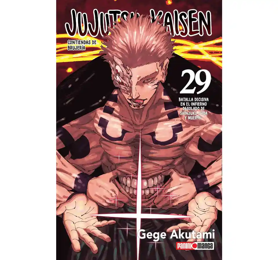 Portada Jujutsu Kaisen 29 – Panini Argentina