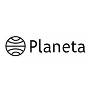 Logo de Planeta, diseño minimalista.