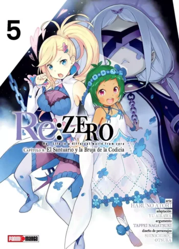 Portada Re:Zero Chapter Four 5 – Panini Argentina