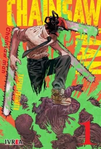 Portada Chainsaw Man 1 – Ivrea Argentina