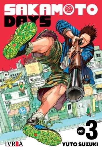 Portada Sakamoto Days 3 – Ivrea Argentina