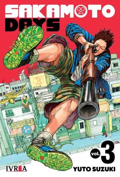 Portada Sakamoto Days 3 – Ivrea Argentina