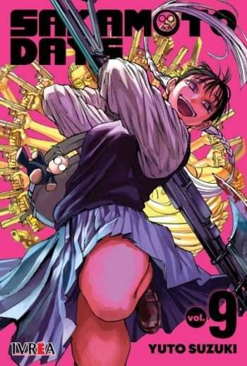 Portada Sakamoto Days 9 – Ivrea Argentina