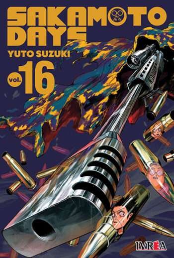 Portada Sakamoto Days 16 – Ivrea Argentina