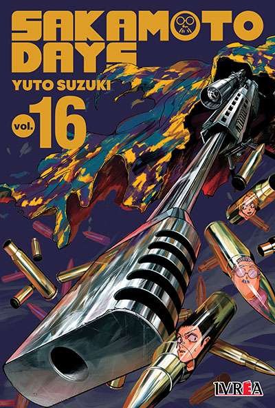 Portada Sakamoto Days 16 – Ivrea Argentina
