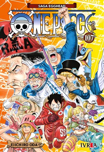 Portada de One Piece 107 — Ivrea Argentina
