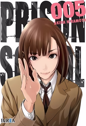 Portada de Prison School 05 de Akira Hiramoto, edición Ivrea España