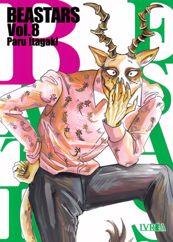 Portada de Beastars 08 de Paru Itagaki, edición Ivrea Argentina