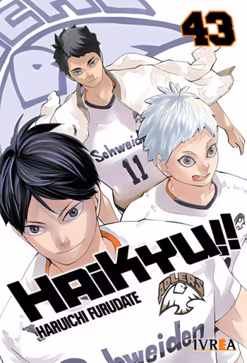 Portada de Haikyuu!! 43 de Haruichi Furudate, edición Ivrea Argentina