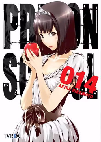 Portada de Prison School 14 de Akira Hiramoto, edición Ivrea España