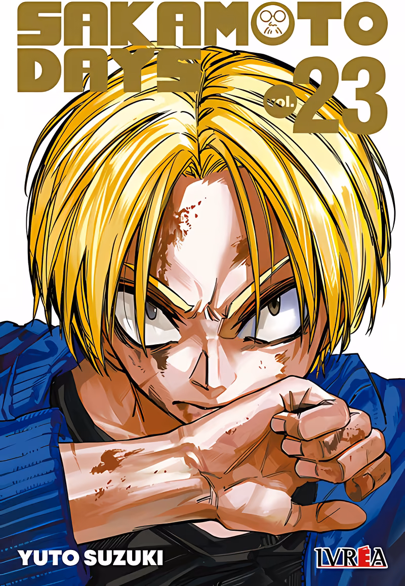 Portada de Sakamoto Days 23 de Yuto Suzuki, edición Ivrea Argentina